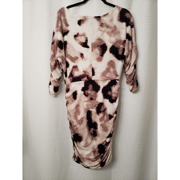 Jennifer Lopez Women's Dress Size Small Multicolor With Ruching Sides Bodycon - Picture 3 of 7